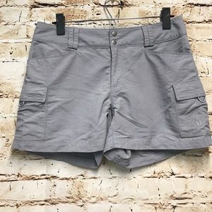 North Face brand gray shorts size 6